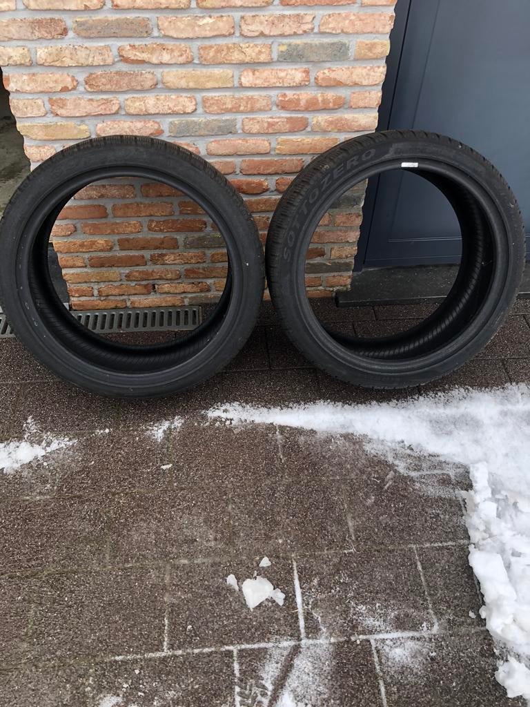 2 winterbanden pirelli 245/40/20 (8mm)als nieuw!, Enlèvement, Pneus hiver, Pneu(s)