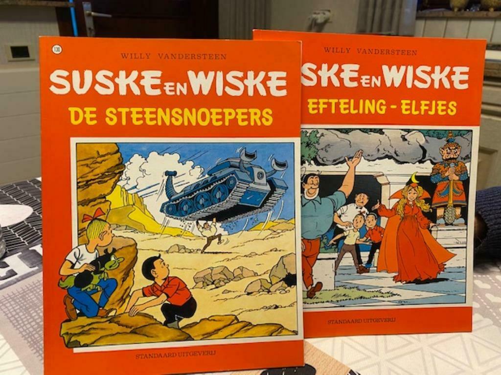 Suske en Wiske  DE STEEN SNOEPERS  & DE EFTELING-ELFJES, Ophalen, Willy Vandersteen, Zo goed als nieuw, Meerdere stripboeken