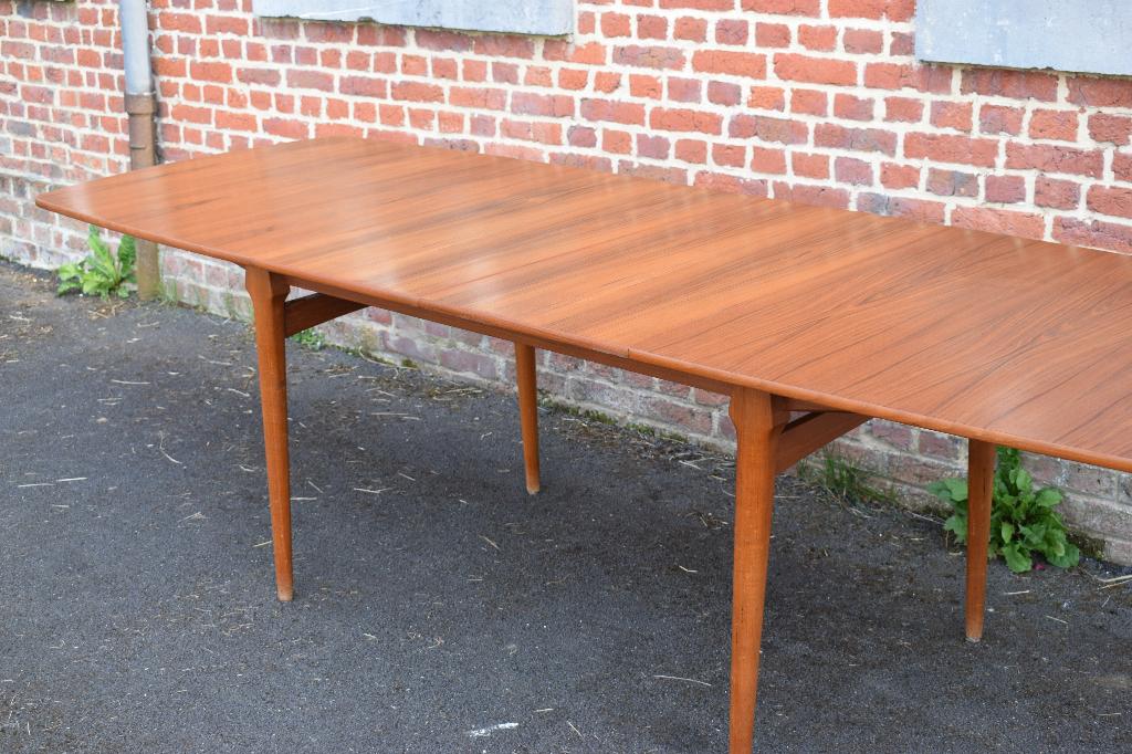 table en teck, Enlèvement