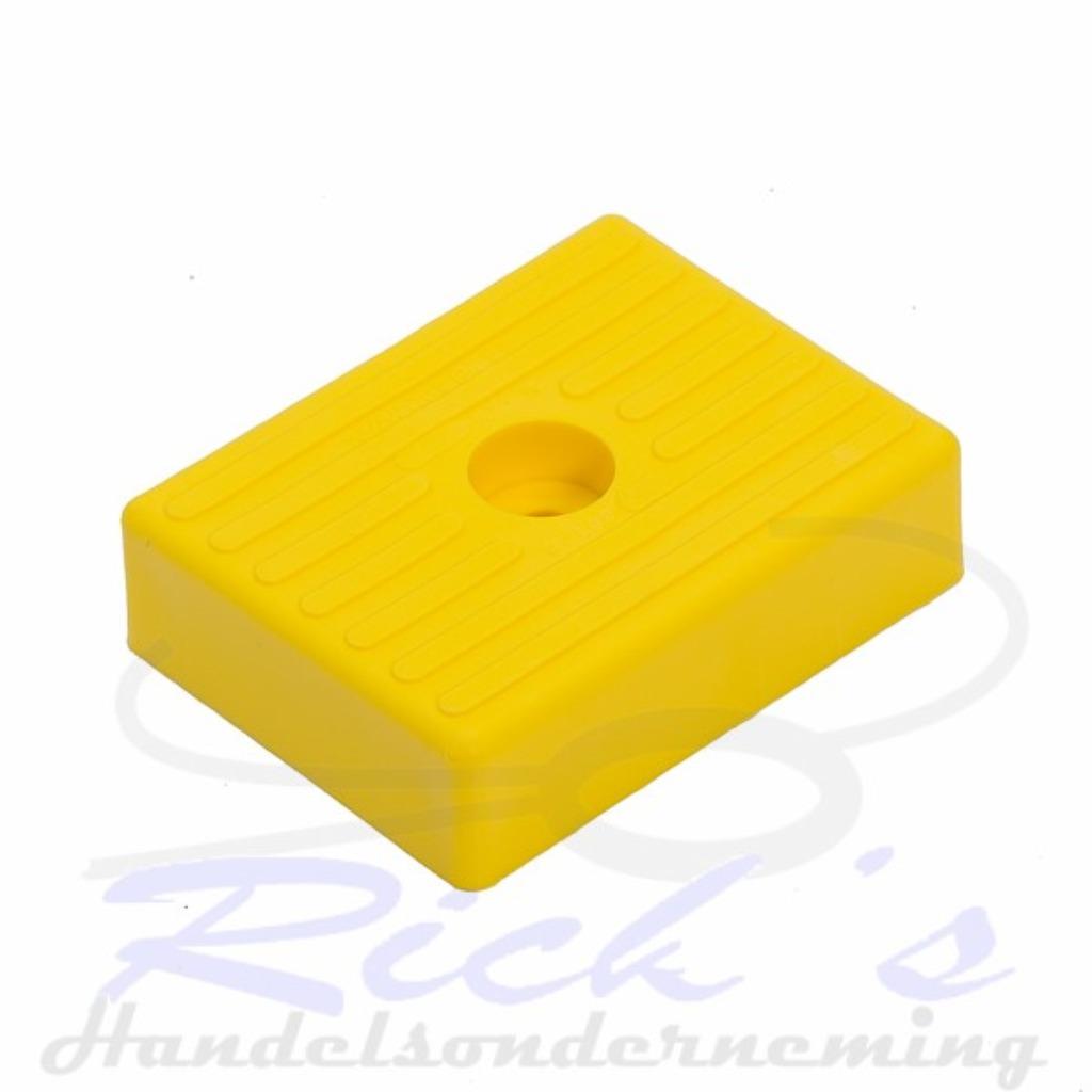 Bootkussen 100x130x34mm kunststof geel, Watersport en Boten, Ophalen of Verzenden, Nieuw