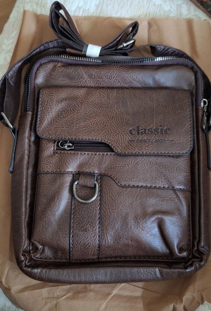 Heren messenger tas H-24, L- 21cm, Ophalen of Verzenden