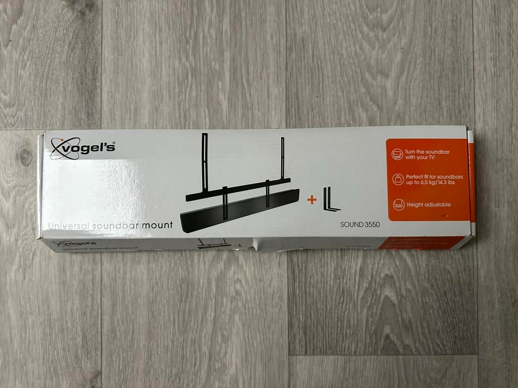 Support de barre de son universel Vogel's Sound 3550 Noir, Enlèvement, Comme neuf