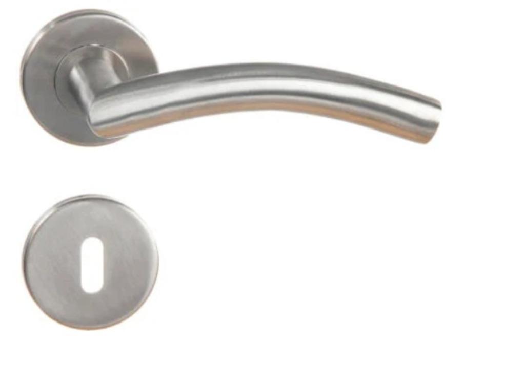 Inox deurklinken sets, Enlèvement ou Envoi, Utilisé, Inox, Loquet ou Poignée