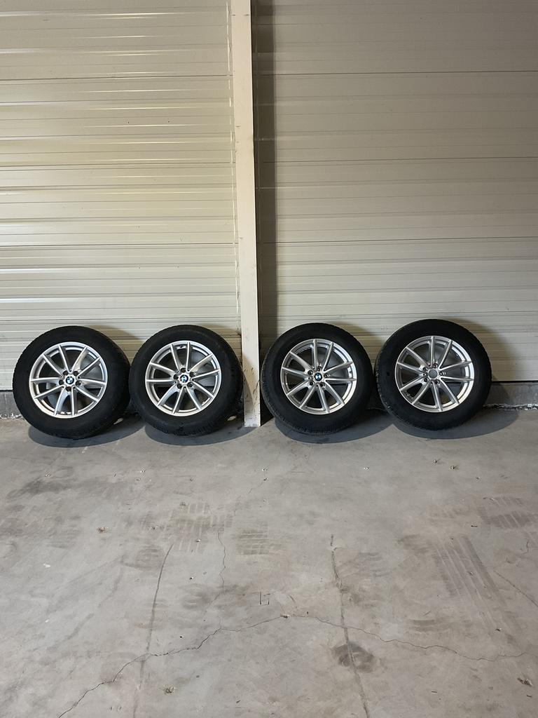 Bmw X5 velgen winterset, Ophalen, 18 inch, Gebruikt, 255 mm