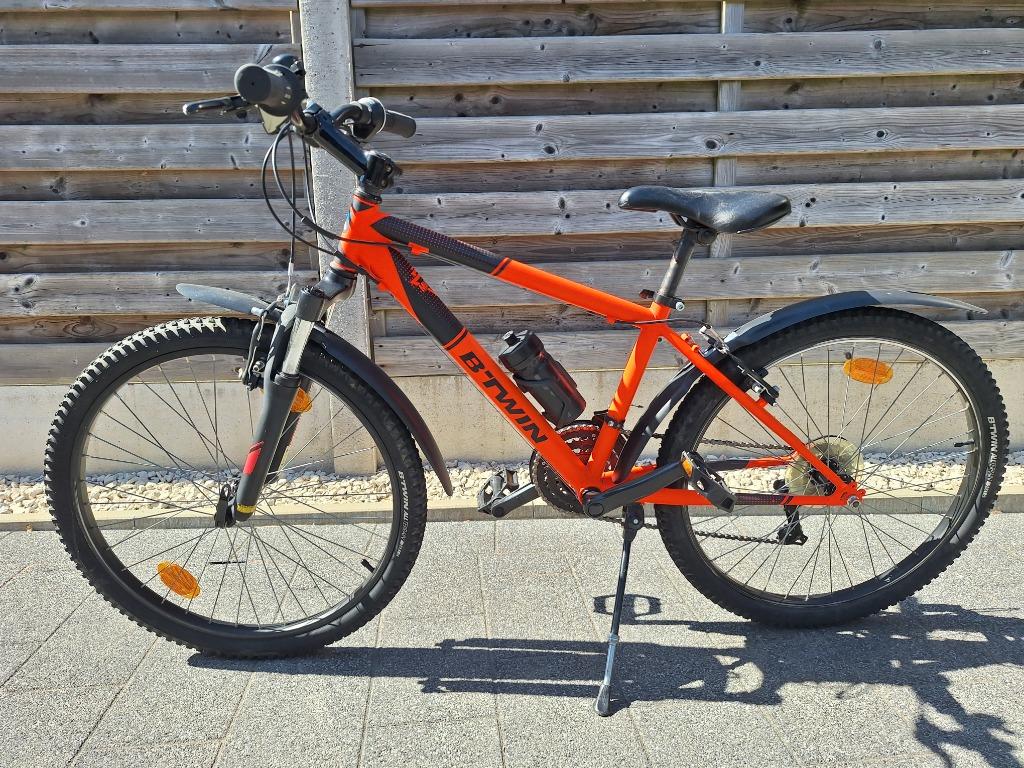 Mountainbike Rockrider 500 - Oranje kleur, VTT semi-rigide, Enlèvement, Comme neuf, Autres marques