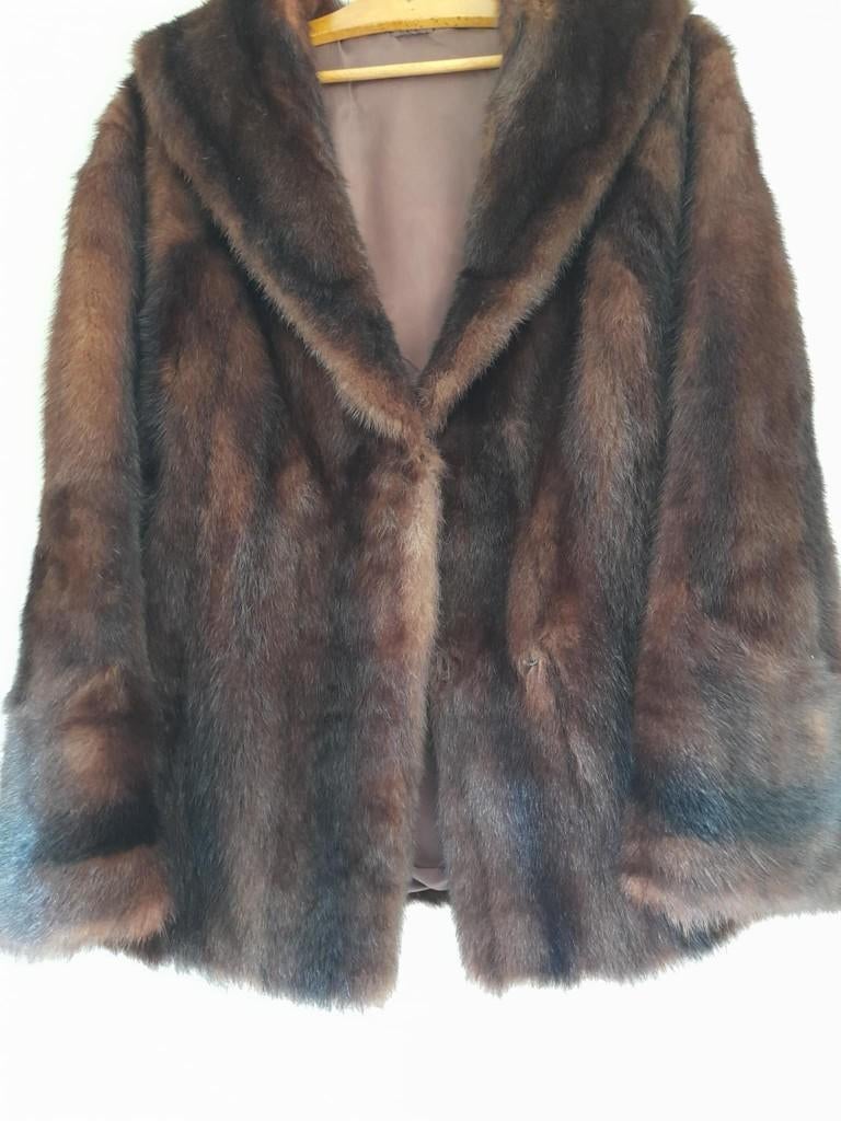 Veste et écharpe de fourrure, Enlèvement ou Envoi, Comme neuf
