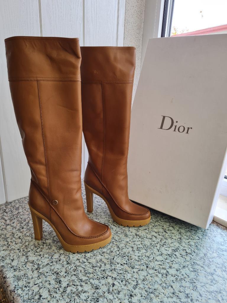 Bottes Dior, Neuf, Beige, Enlèvement, Bottes hautes