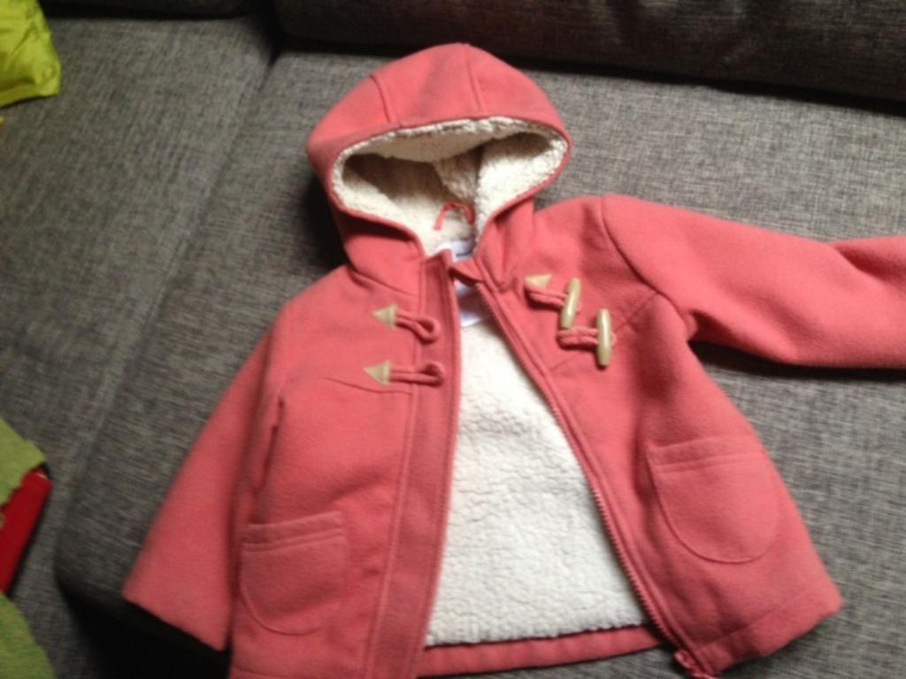 warme jas Mt 74, Meisje, La Redoute, Ophalen of Verzenden, Zo goed als nieuw