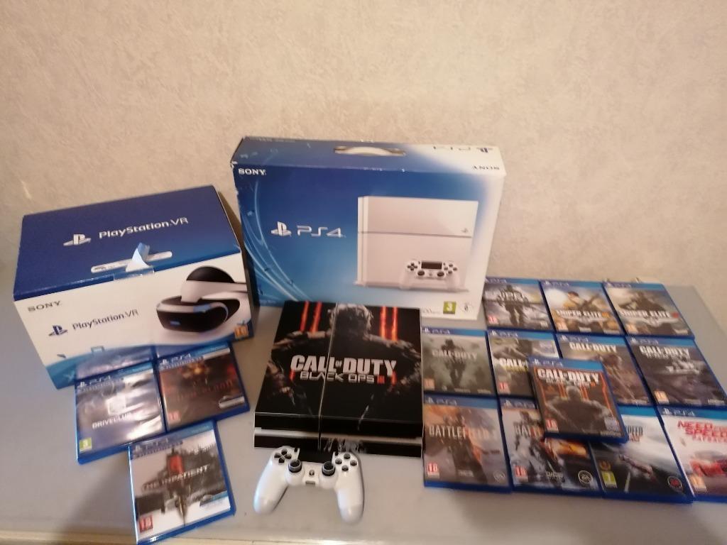 playstation 4 met vr bril en spellen, Ophalen