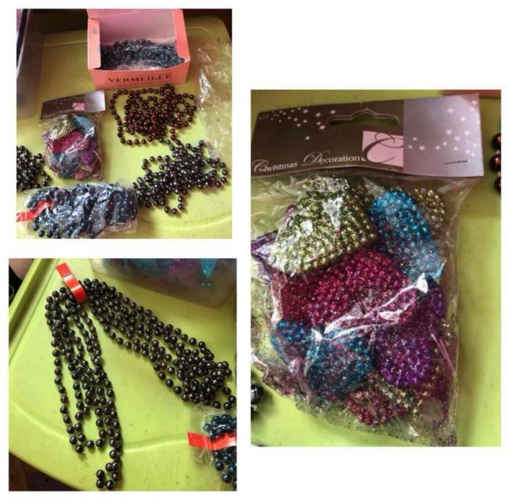 Lot de perles pour décoration + petits cœurs pailletés neufs, Divers, Enlèvement, Neuf
