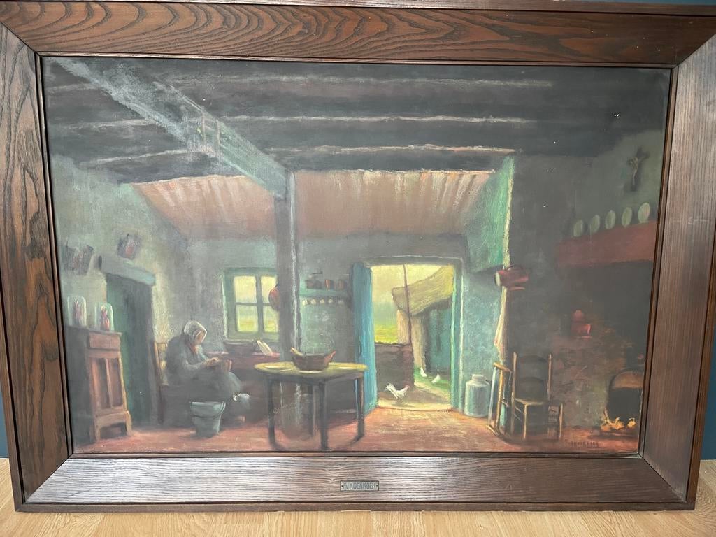 Schilderij Adrianus Koekkoek/Albertus Koekkoek, Antiek en Kunst, Kunst | Schilderijen | Klassiek, Ophalen