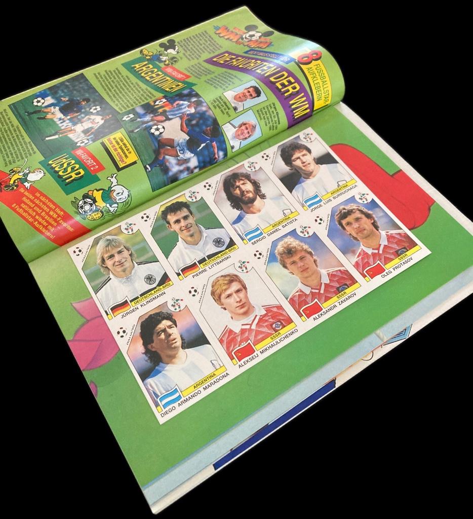 Panini World Cup 90 Italië Sticker 1990 Sheet Maradona # 128, Verzenden, Nieuw