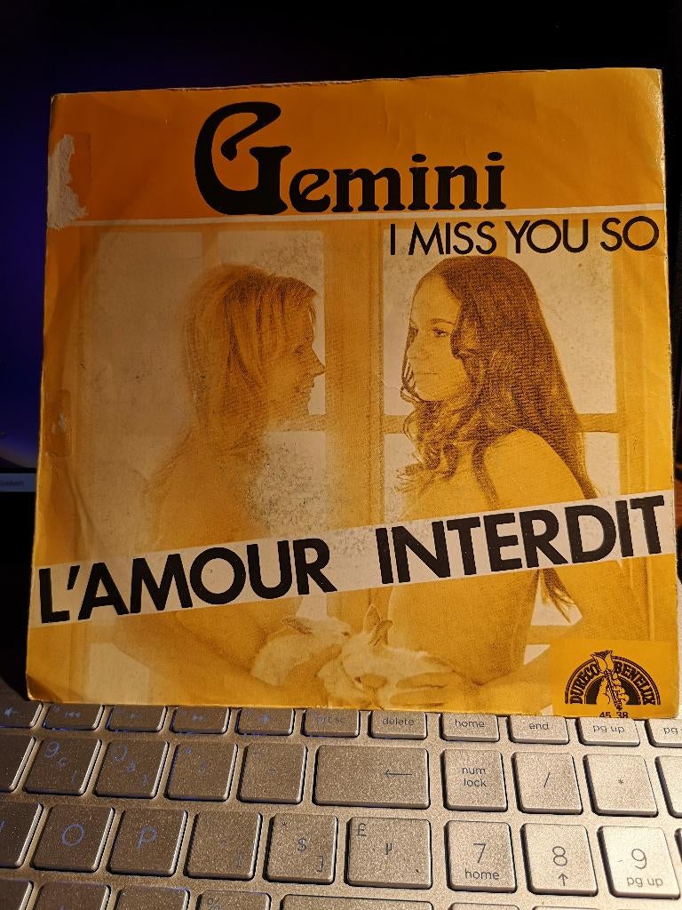 gemini i miss YOU SO (BPOST GRATIS), Gebruikt, 7 inch, Single, Ophalen of Verzenden