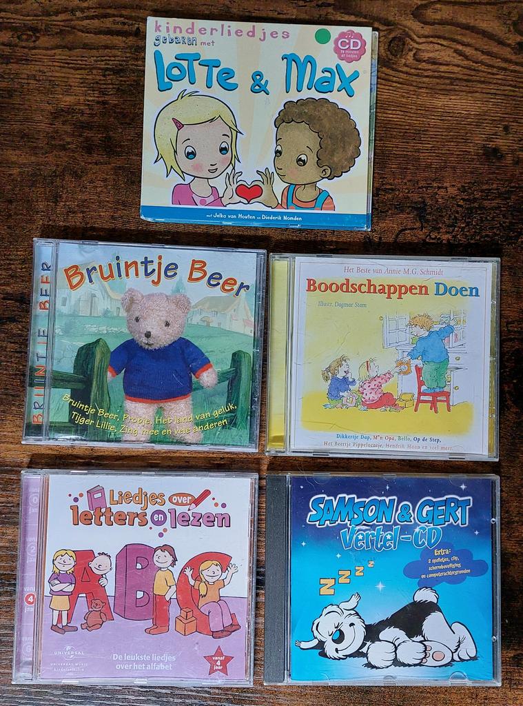 CD - Kinderen - 5 stuks, Enlèvement ou Envoi, Utilisé, Autres types
