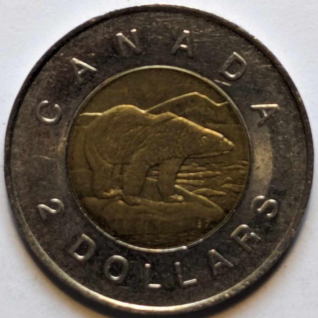 Canada - 2 dollars - 1996, Ophalen of Verzenden, Noord-Amerika, Losse munt