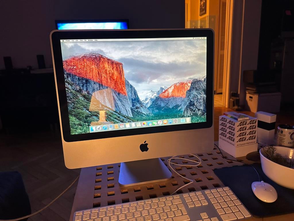 Apple iMac 20” – Core 2 Duo – 4 Go – 320 Go - bon état (2), HDD, IMac, 512 GB, Enlèvement