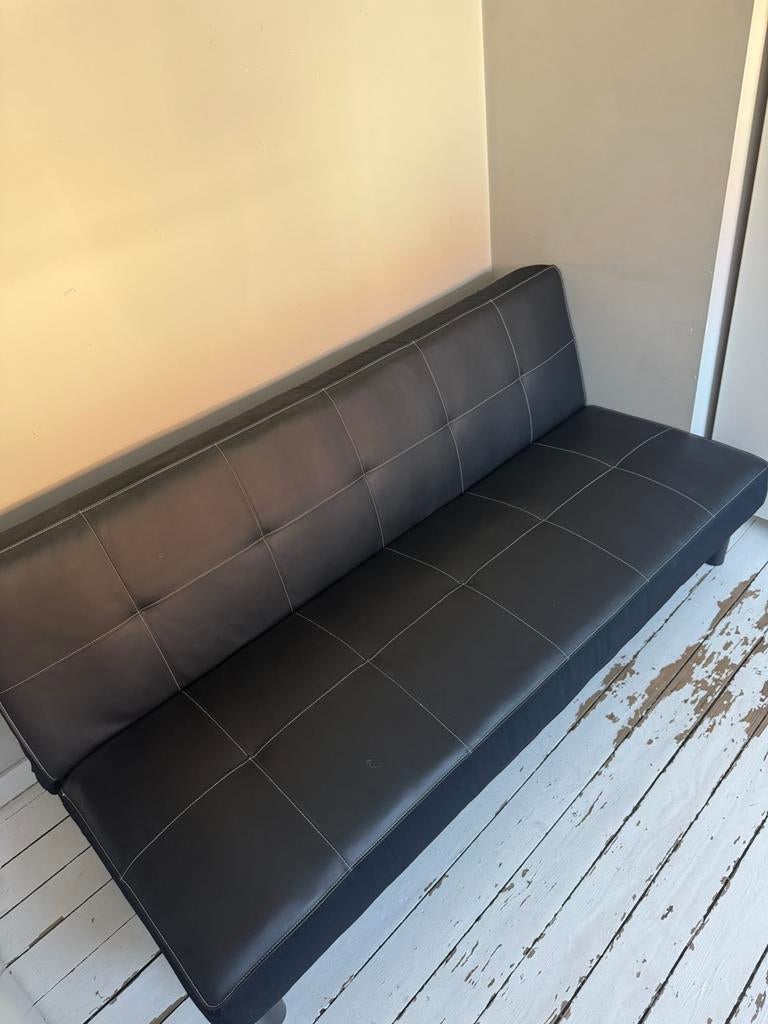 Sofa bed, Maison & Meubles, Enlèvement ou Envoi, Comme neuf, Noir