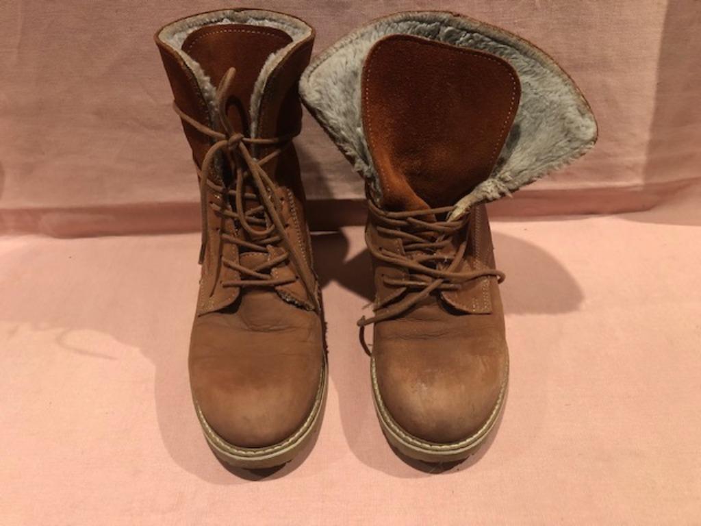 Bottes brunes pour femmes en 2 couleurs, Tamaris, Enlèvement ou Envoi, Brun, Porté
