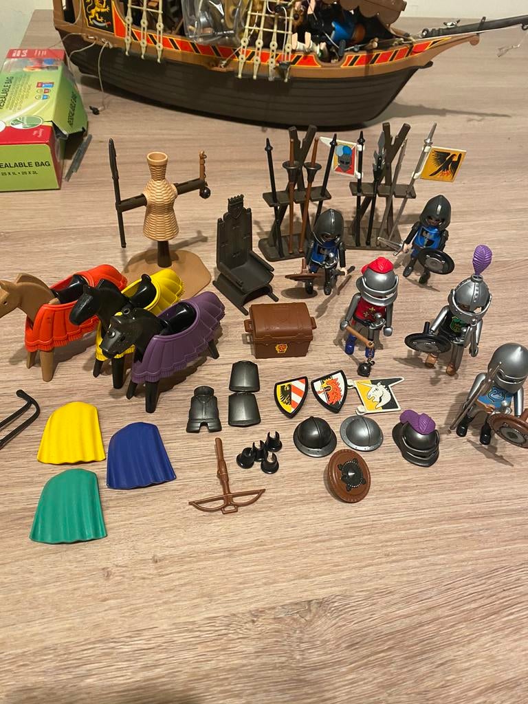 Setje playmobil ridders, Ophalen of Verzenden, Zo goed als nieuw