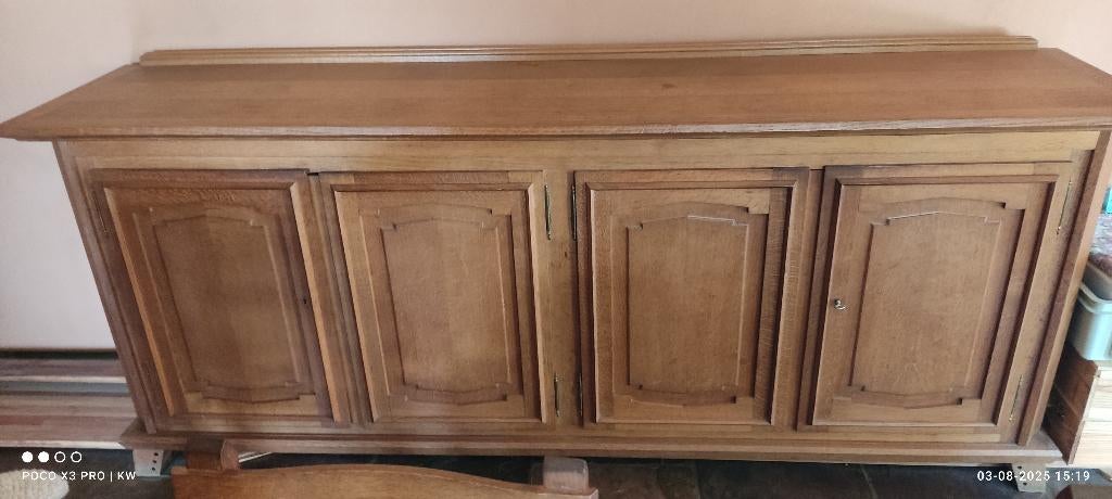 Eiken eetplaats, Ophalen, Gebruikt, Klassiek, 4 tot 6 stoelen