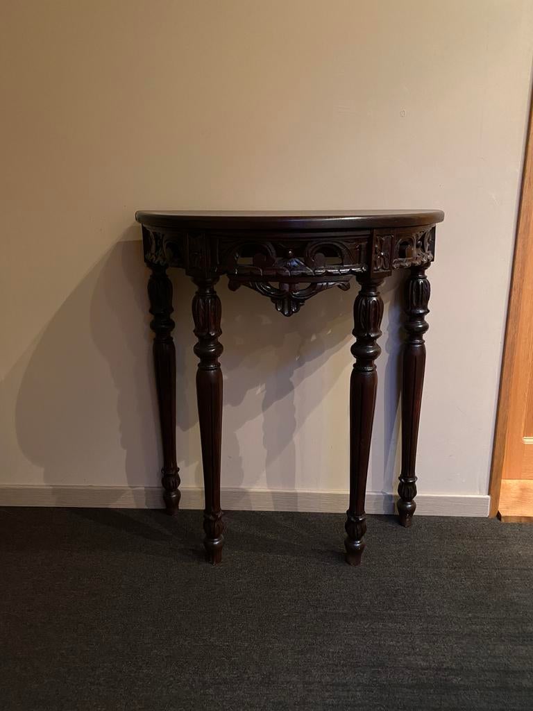 Table décorative en demi-cercle, Ophalen, Gebruikt, Overige vormen, Overige materialen