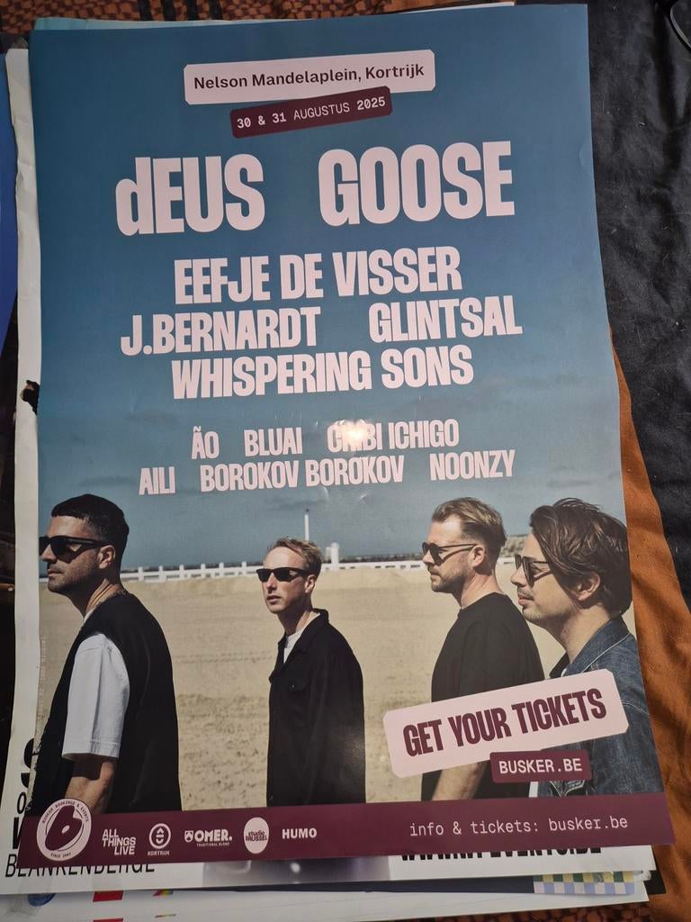 Poster affiche deus goose, Verzamelen, Posters, Ophalen of Verzenden
