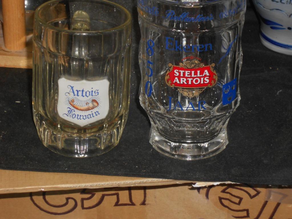 Bierglazen.Stella Artois.Star-Ale.Speciale Maes.Safdort.D 74, Enlèvement ou Envoi, Comme neuf, Verre ou Verres, Stella Artois