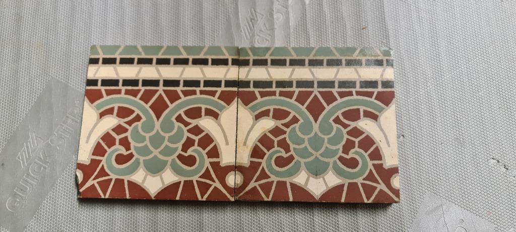 2 Carreaux de ciment ancien, Enlèvement, Utilisé