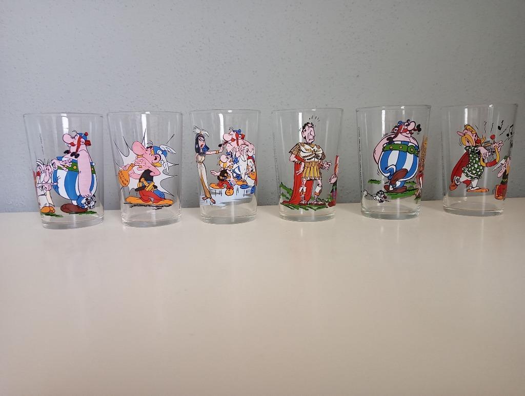 Asterix & obelix glazen, Ophalen of Verzenden, Asterix en Obelix, Zo goed als nieuw, Gebruiksvoorwerp