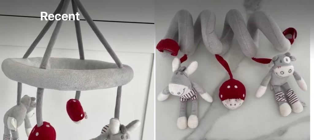 Noukies activiteiten spiraal en Mobiel, Kinderen en Baby's, Ophalen of Verzenden, Zo goed als nieuw, Mobiel