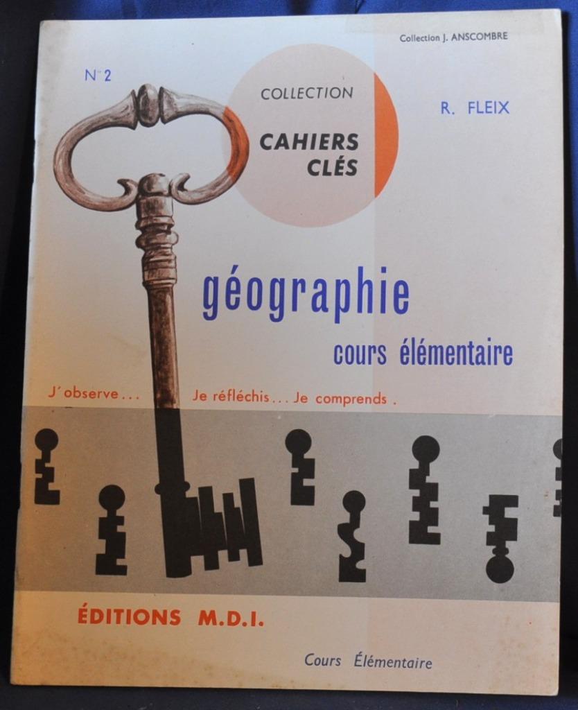 livre cahier cours élémentaire géographie de 1972 (x2270), Enlèvement ou Envoi, Neuf, Ne s'applique pas