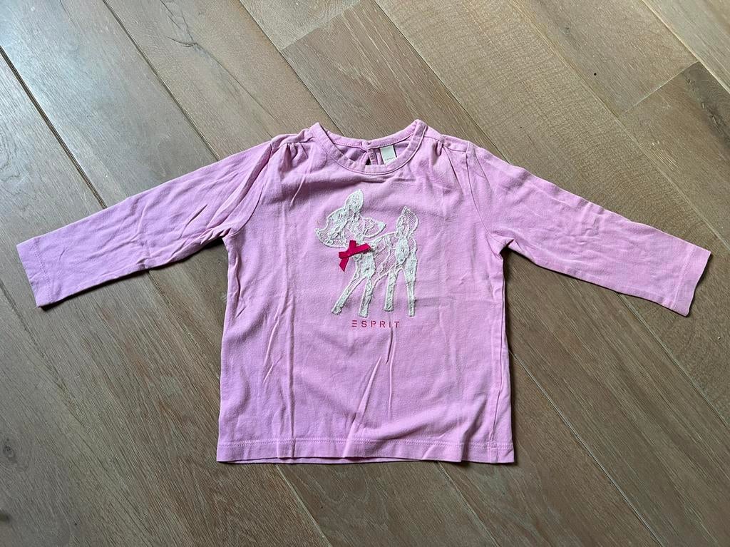 Longsleeve / t-shirt maat 92 van Esprit, Enfants & Bébés, Vêtements enfant | Taille 92, Garçon ou Fille, Enlèvement ou Envoi, Chemise ou À manches longues