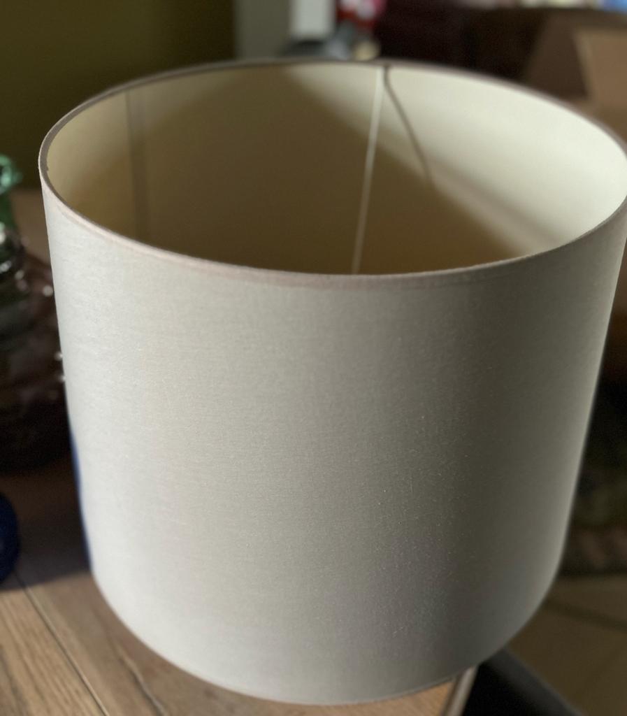 Grote Lampenkap crème/beige, Huis en Inrichting, Ophalen, Gebruikt, Crème