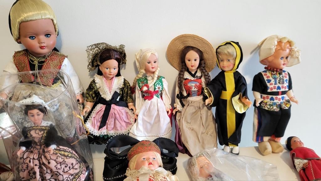 Vintage poppencollecties, Ophalen of Verzenden