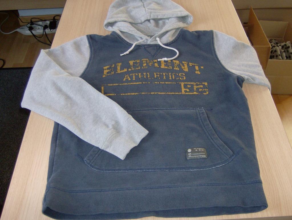 trui met kap blauw/grijs merk element maat xs, Garçon, Enlèvement ou Envoi, Pull ou Veste, Utilisé