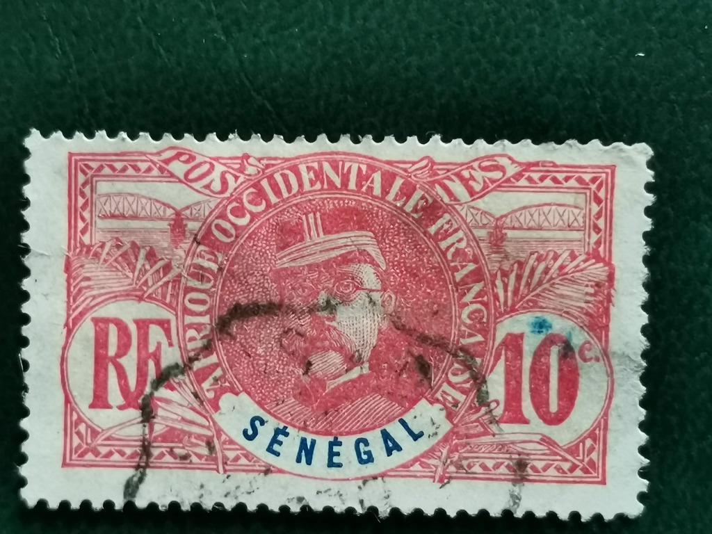 Senegal 1906 - Generaal Faidherbe, Ophalen of Verzenden, Overige landen, Gestempeld