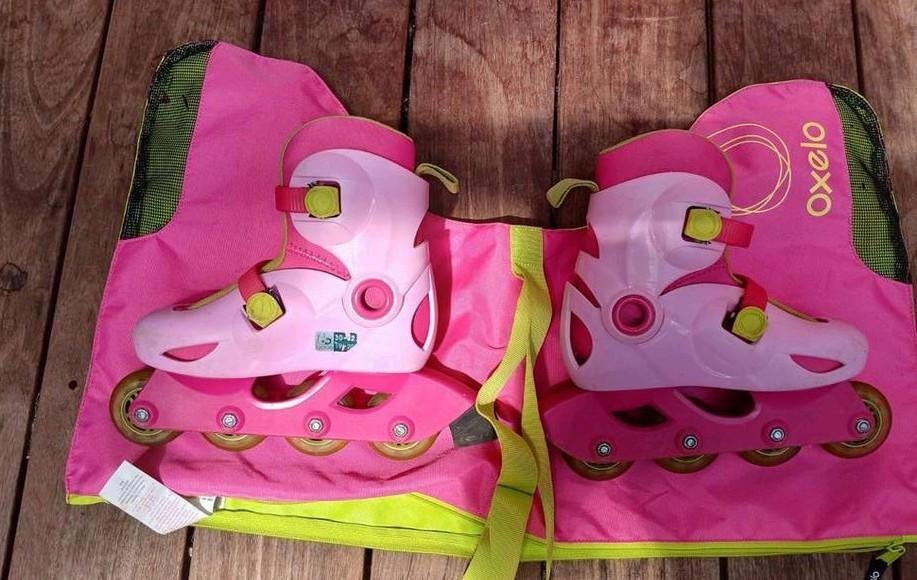 Patins à roulettes DECATHLON OXELO taille 30 - 32, Enlèvement, Comme neuf