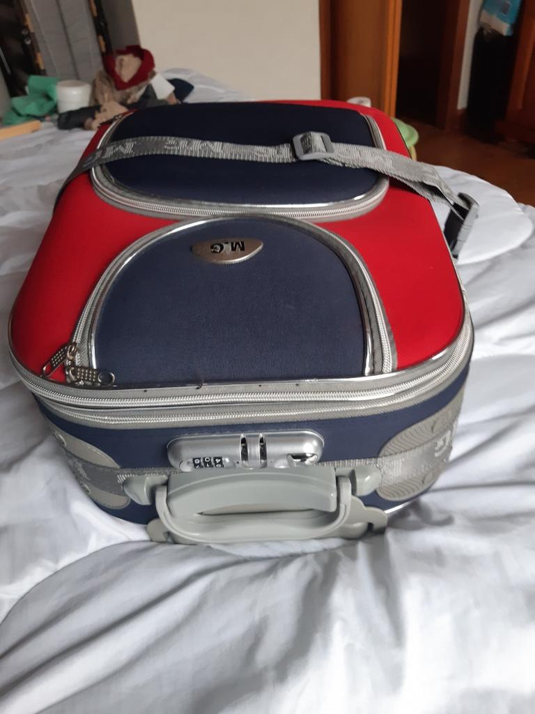 Petite valise bagage à main avion rouge et  bleue, Ophalen, Zo goed als nieuw, Rood