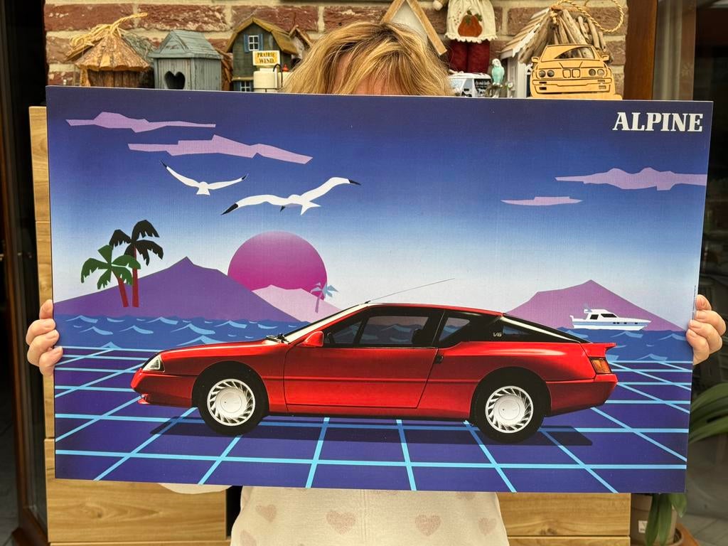 Poster Renault Alpine, Enlèvement ou Envoi, Comme neuf