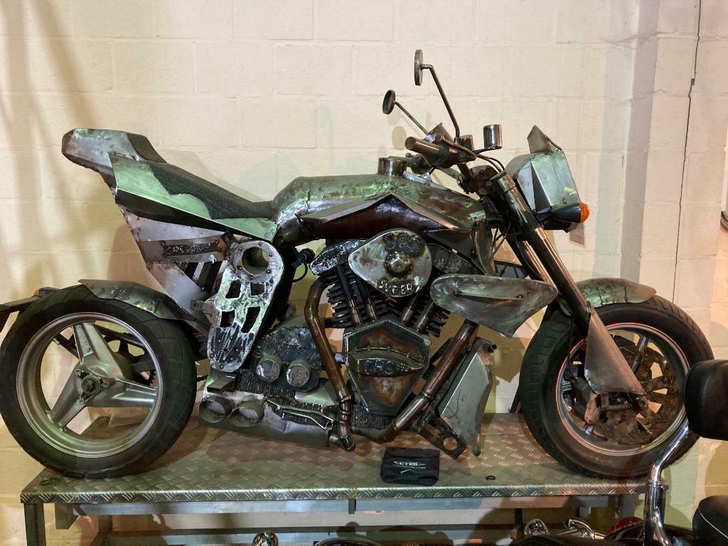 Decoratie motor voor winkel of showroom (las project), Ophalen of Verzenden