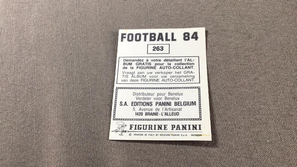 Panini football 84(d5b), Enlèvement ou Envoi, Comme neuf, Affiche, Image ou Autocollant