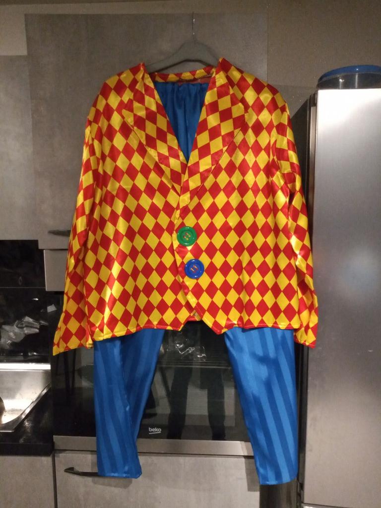 clown kostuum,, Kleding | Heren, Carnavalskleding en Feestkleding, Ophalen of Verzenden