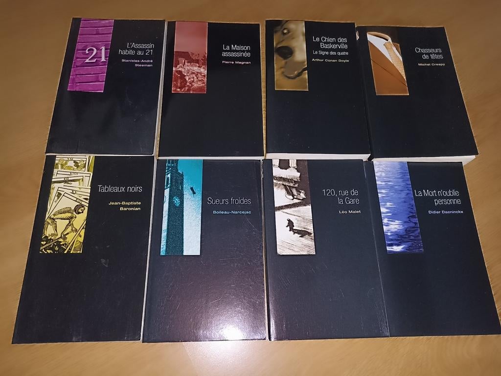 Lot de 8 livres policiers, Livres, Policiers, Comme neuf, Enlèvement ou Envoi