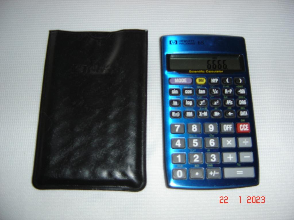HP Scientific calculator   rekenmachine HP6S, Enlèvement ou Envoi, Comme neuf