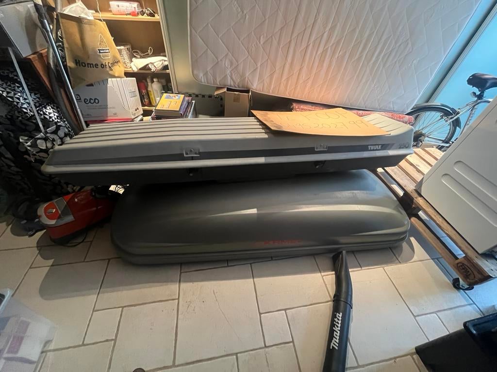 Dakkoffers, Autos : Divers, Coffres de toit, Enlèvement, Comme neuf