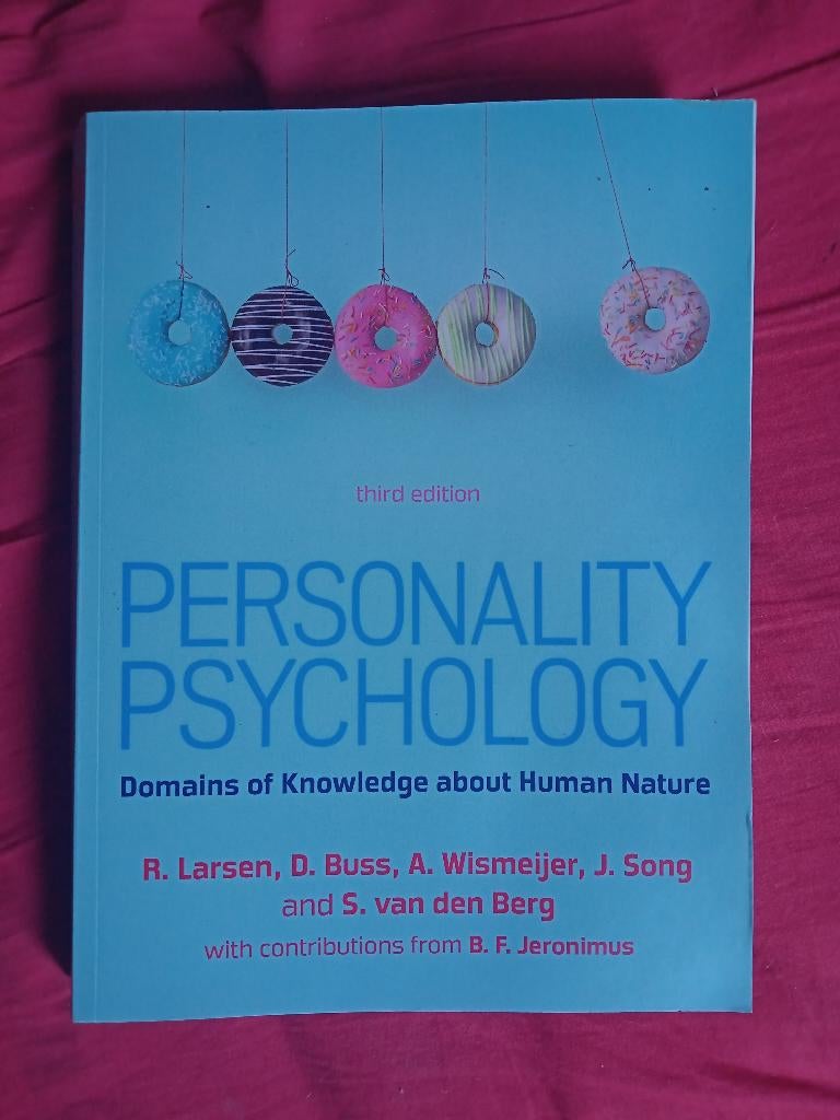 Boek Personality Psychology (Bachelor Psychologie UGent), Boeken, Ophalen of Verzenden, Nieuw, Hoger Onderwijs