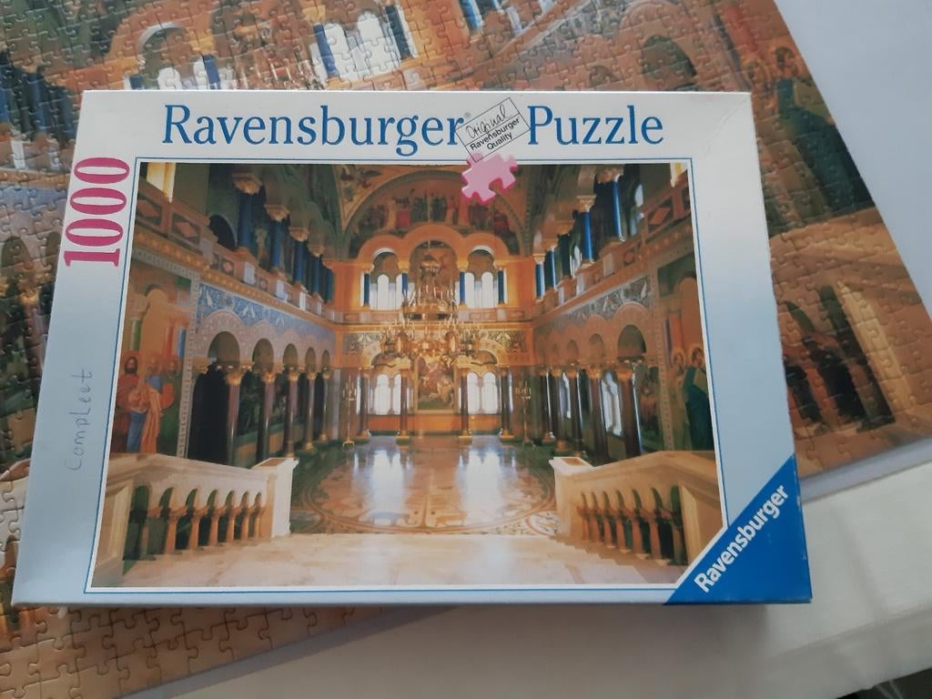 Ravensburger puzzel 1000 stukjes, Ophalen of Verzenden, 500 t/m 1500 stukjes, Gebruikt, Legpuzzel
