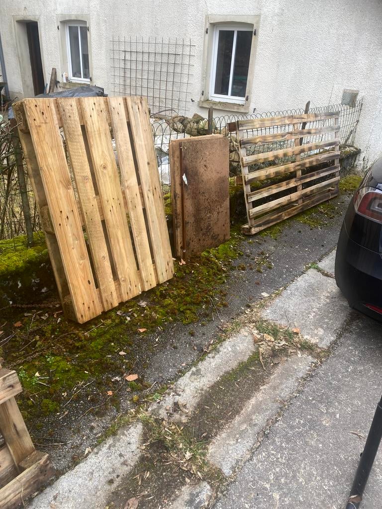 Gebruikte paletten gratis, Ophalen, Gebruikt, Minder dan 25 mm, Minder dan 200 cm