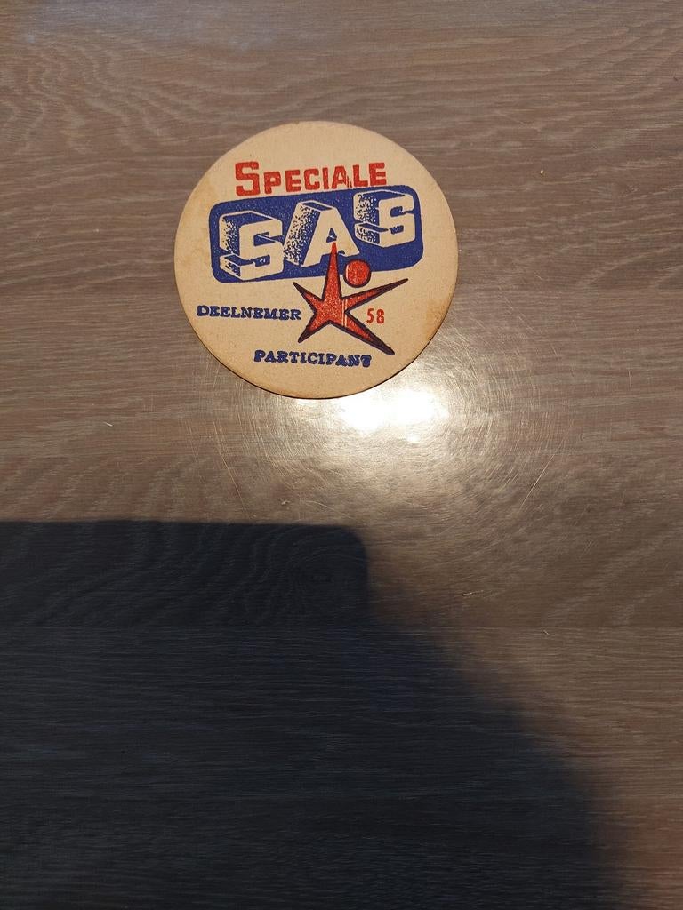 Oud bierviltje brouwerij Sas Ecluse Boortmeerbeek, Verzamelen, Ophalen of Verzenden