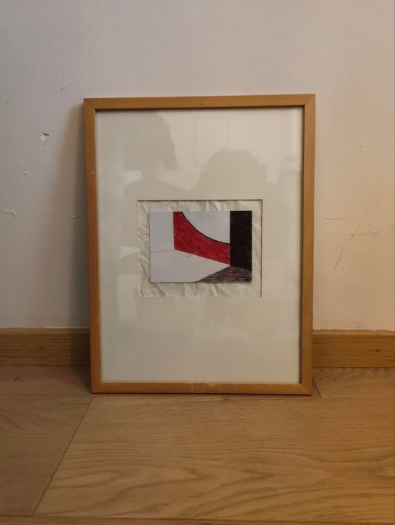 Schets "visiting" uit reek "void" door SKR, Antiek en Kunst, Ophalen